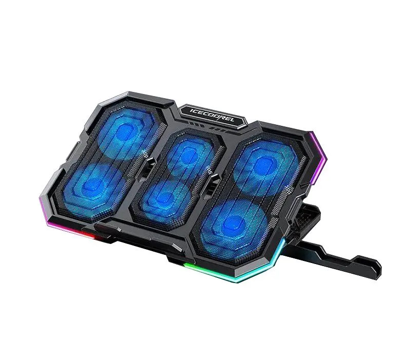 Охолоджувальна підставка для ноутбука 15-17.3 дюймів Ice Coorel N6 RGB