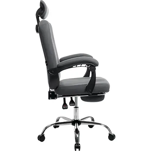 Офисное кресло GT Racer X-8003 Fabric, серое (X-8003 Gray) - фото 3