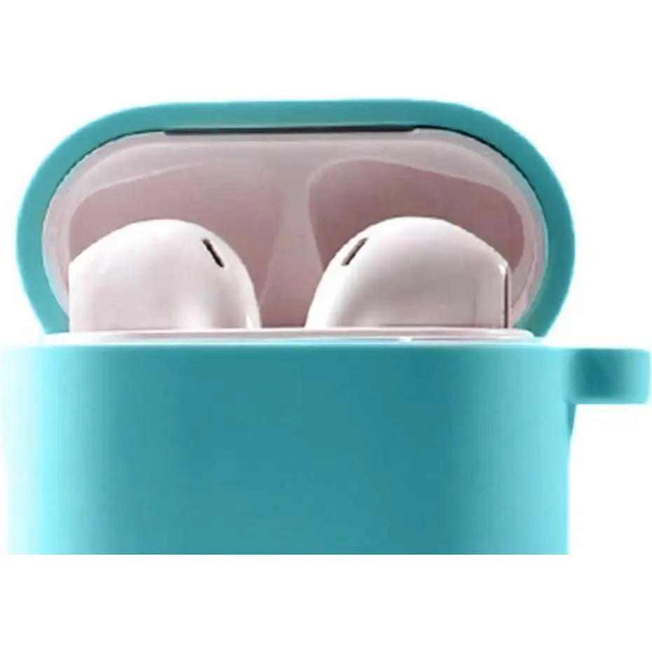 Чехол Silicone Case + Carabine для Apple AirPods Marine Green [90788] - фото 2