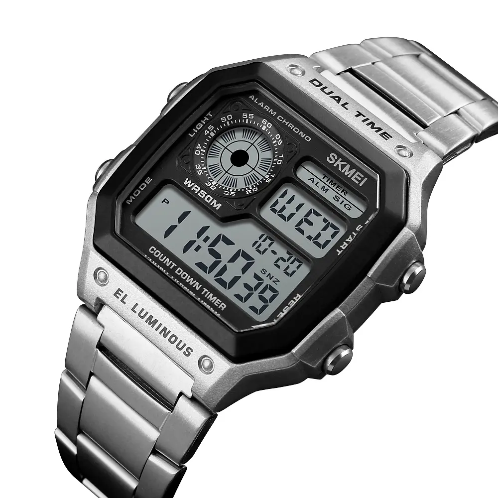 Наручний годинник 1335SI Silver Skmei acs0030803 - фото 2