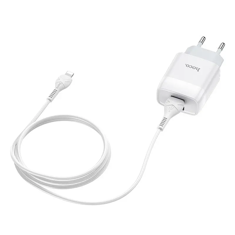 Адаптер мережевий Hoco Lightning Cable Glorious C73A - фото 9