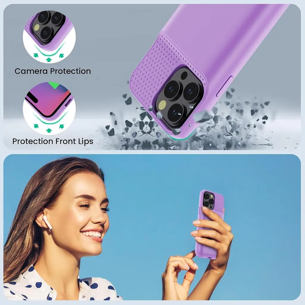 Чохол із зарядним для iPhone 14Plus/14Pro Max/13Pro Max, потужний портативний захисний чохол для зарядки ємністю 8600 мАг - фото 7