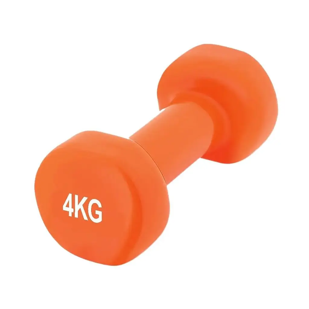Гантели виниловые PowerPlay 4125 Achilles 2 шт. x 4 кг оранжевые (15270) - фото 4