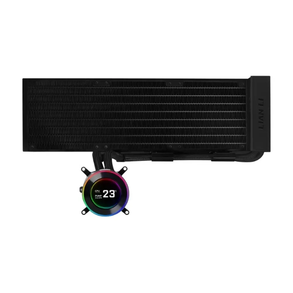 Система рідинного охолодження Lian Li HydroShift II LCD-C 360TL, Black (G89.GHS2LCD36TB.00) - фото 5