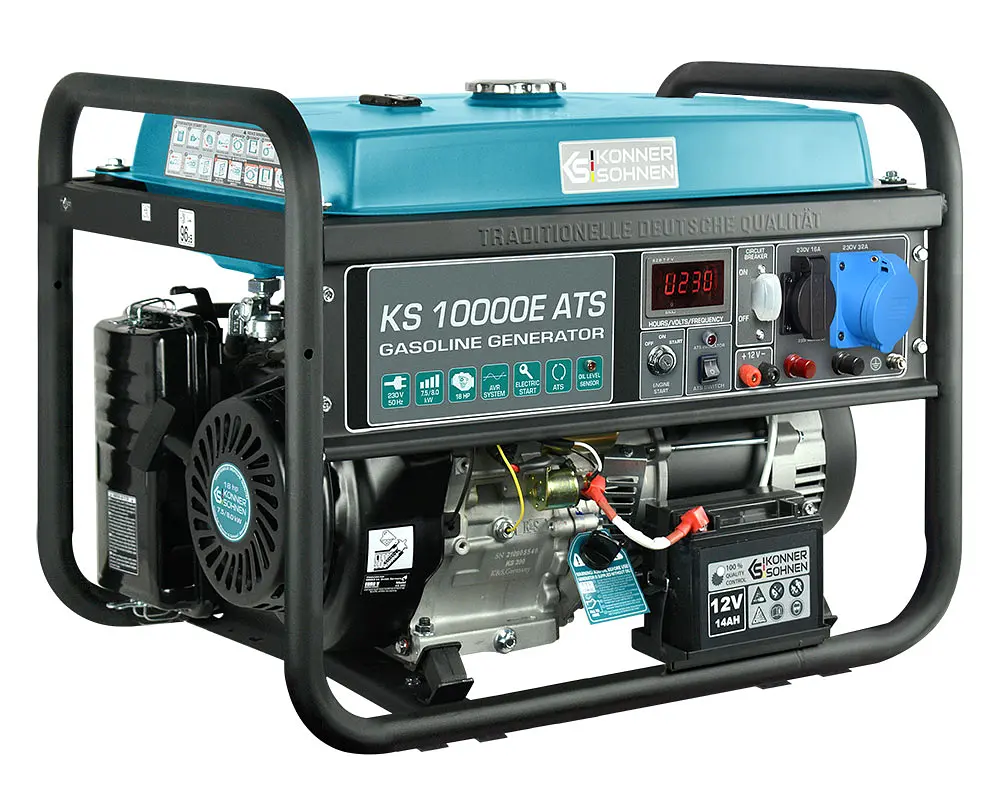 Бензиновый генератор Konner&Sohnen 7.5/8 кВт KS 10000E ATS - фото 2