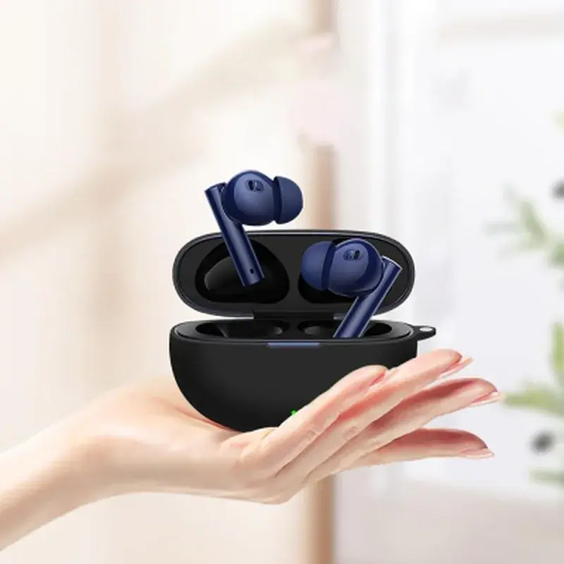 Чохол для навушників BeCover Silicon для Realme Buds Air 6 Pro Black (712018) - фото 4