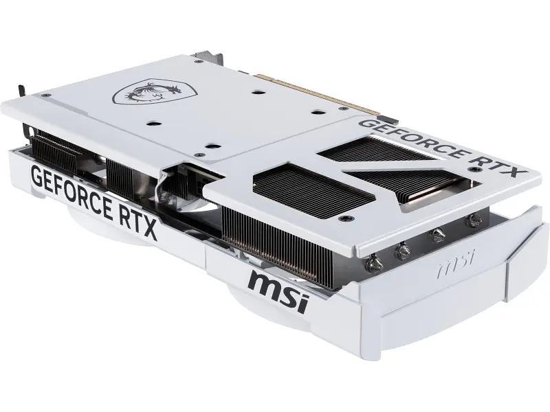 Видеокарта MSI GeForce RTX 5070 12G VENTUS 2X OC WHITE (G5070-12V2CW) - фото 7