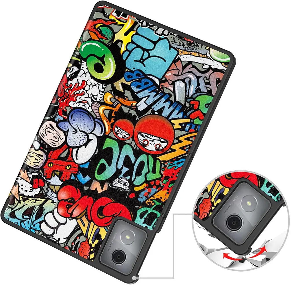 Чохол-книжка BeCover Smart Case для Lenovo Tab K11 Plus TB-352F 11.45" Graffiti (711856) - фото 3
