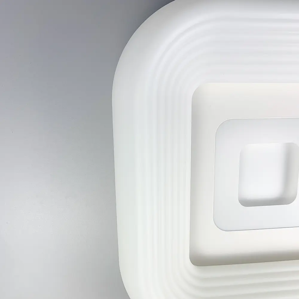 Белая потолочная LED люстра Line F Арт. 6006 - фото 2