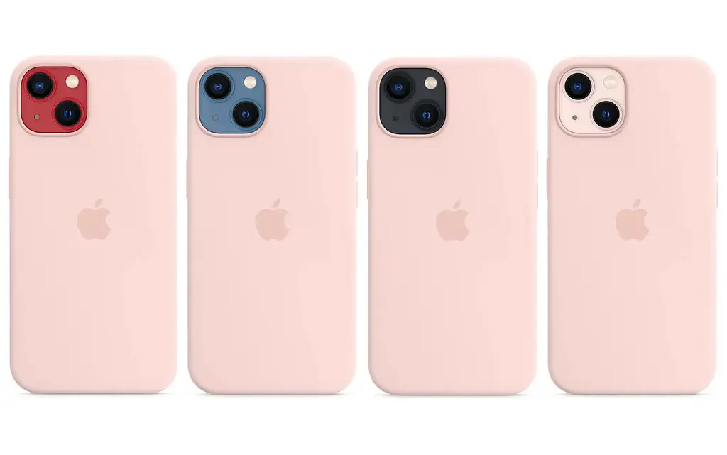 Чохол протиударний силіконовий Silicone Case MM283ZE/A MagSafe (Original) для Apple iPhone 13 (6.1") Chalk Pink - фото 3