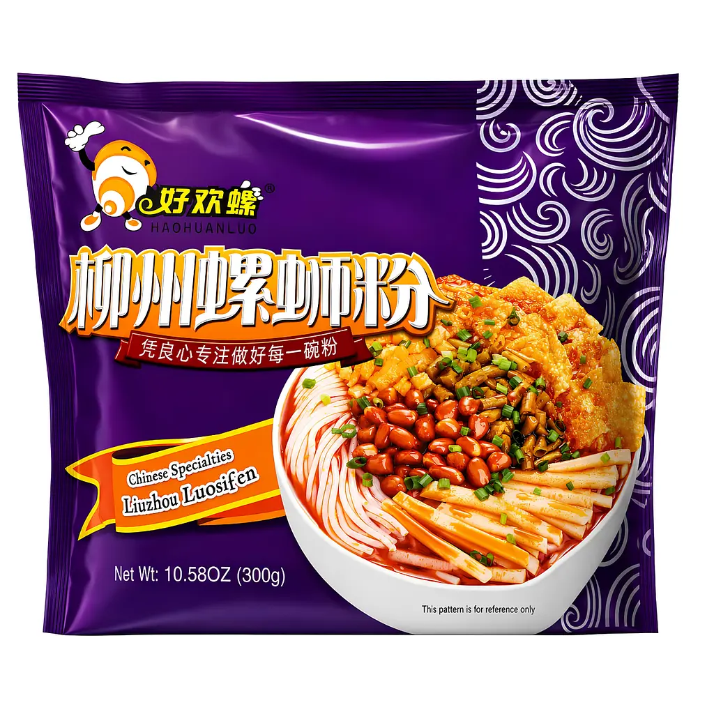 Рисова локшина Haohuanluo Liuzhou Luosifen 300 г