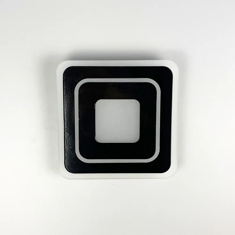 Світлодіодний світильник з матовим акрилом Line F 20х20 см Арт. 2234-200 BR BK - фото 4