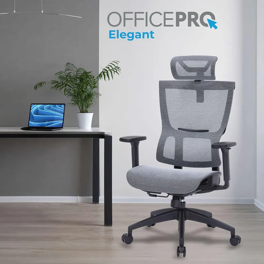 Офісне крісло OfficePro Elegant OC660-B-DG-DG (OC660-B-DG-DG) - фото 7