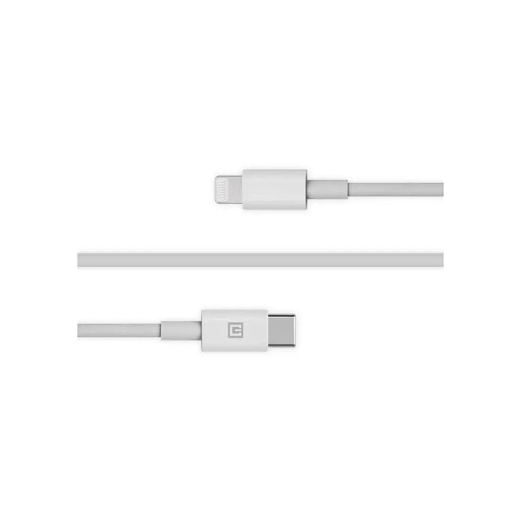 Дата кабель USB-C to Lightning 2.0m MFI TPE White REAL-EL (EL123500058) - фото 3