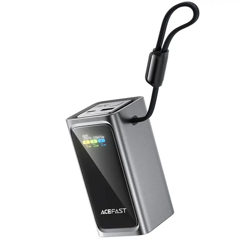 Портативний ЗП Power Bank Acefast M33 100W 20000 mAh Metal gray - фото 2