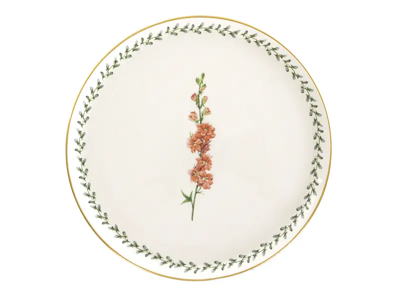 Тортівниця Alba ceramics Flower, на ніжці, з кришкою, 30 см, біла (769-038) - фото 3