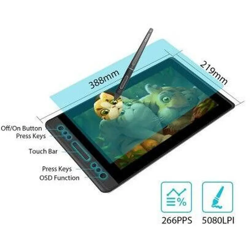 Графический монитор Huion Kamvas Pro 13 (PRO13) [65903] - фото 5