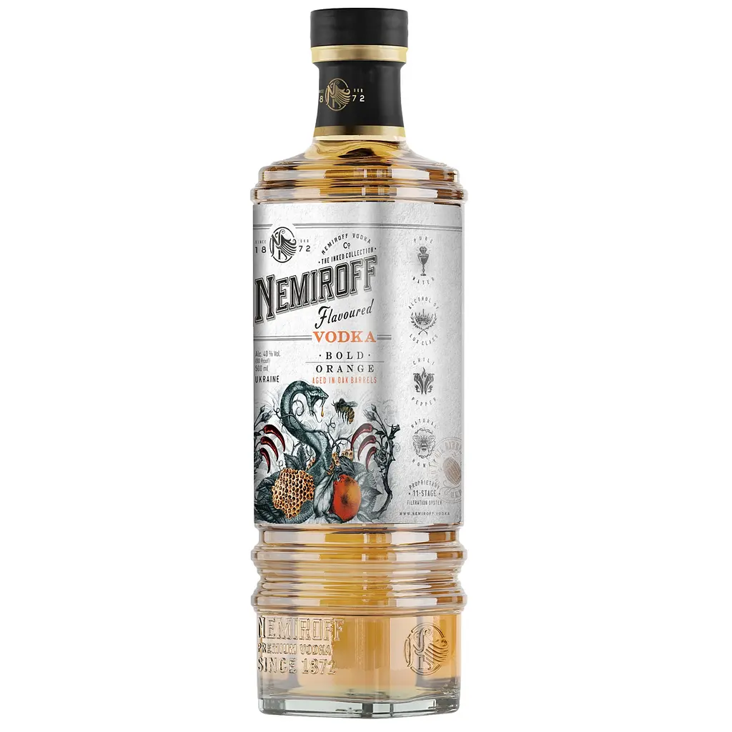 Настойка Nemiroff Bold Orange 40% 0.5 л - фото 3