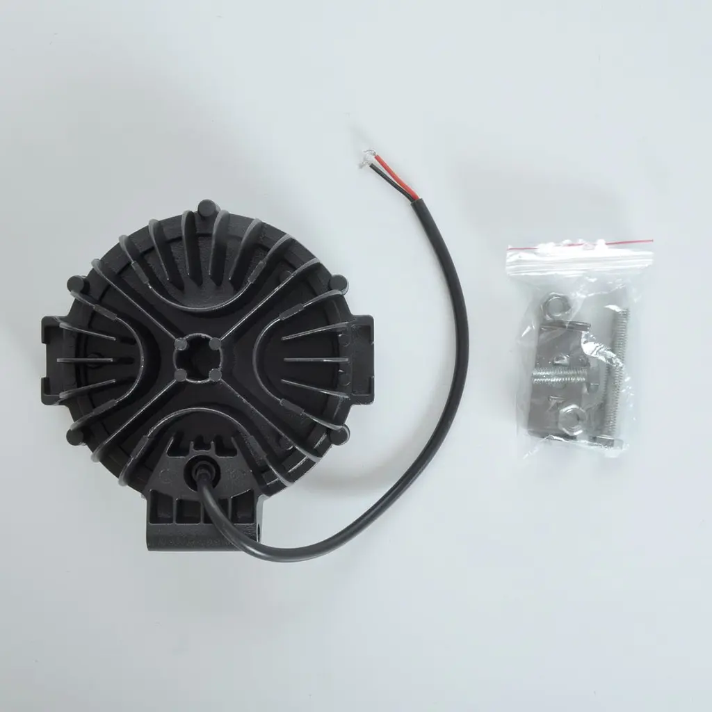 Додаткова LED фара 51W (3W x 17) 10-30V Ø 163x60 mm Далека (103 51W) 1 шт. (3437) - фото 3