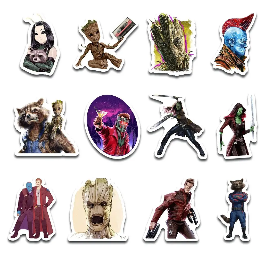 Стикерпак GeekLand Guardians of the Galaxy 45 штук (SP GG 01) - фото 2