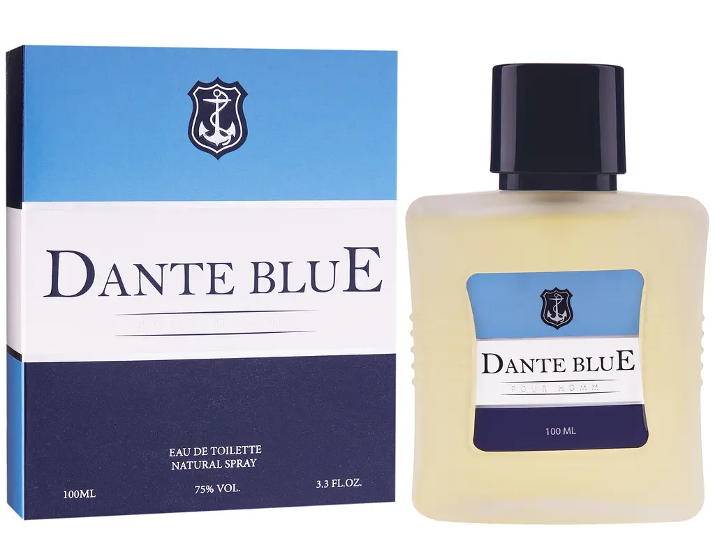 Туалетна вода для чоловіків Lotus Valley Dante Blue 100мл (MM32119) - фото 2