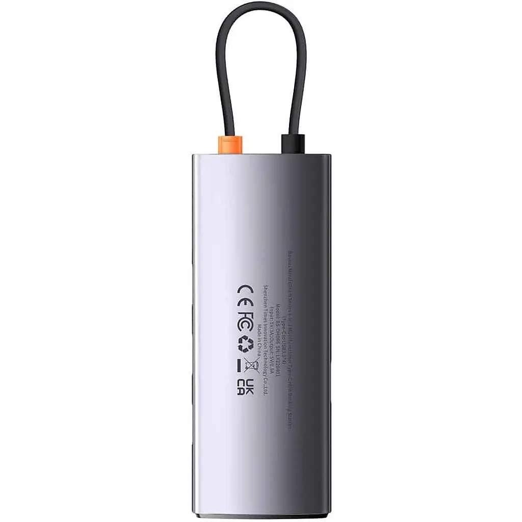 USB-хаб Baseus Metal Gleam Series 4-in-1 (WKWG070013) [96272] - фото 3