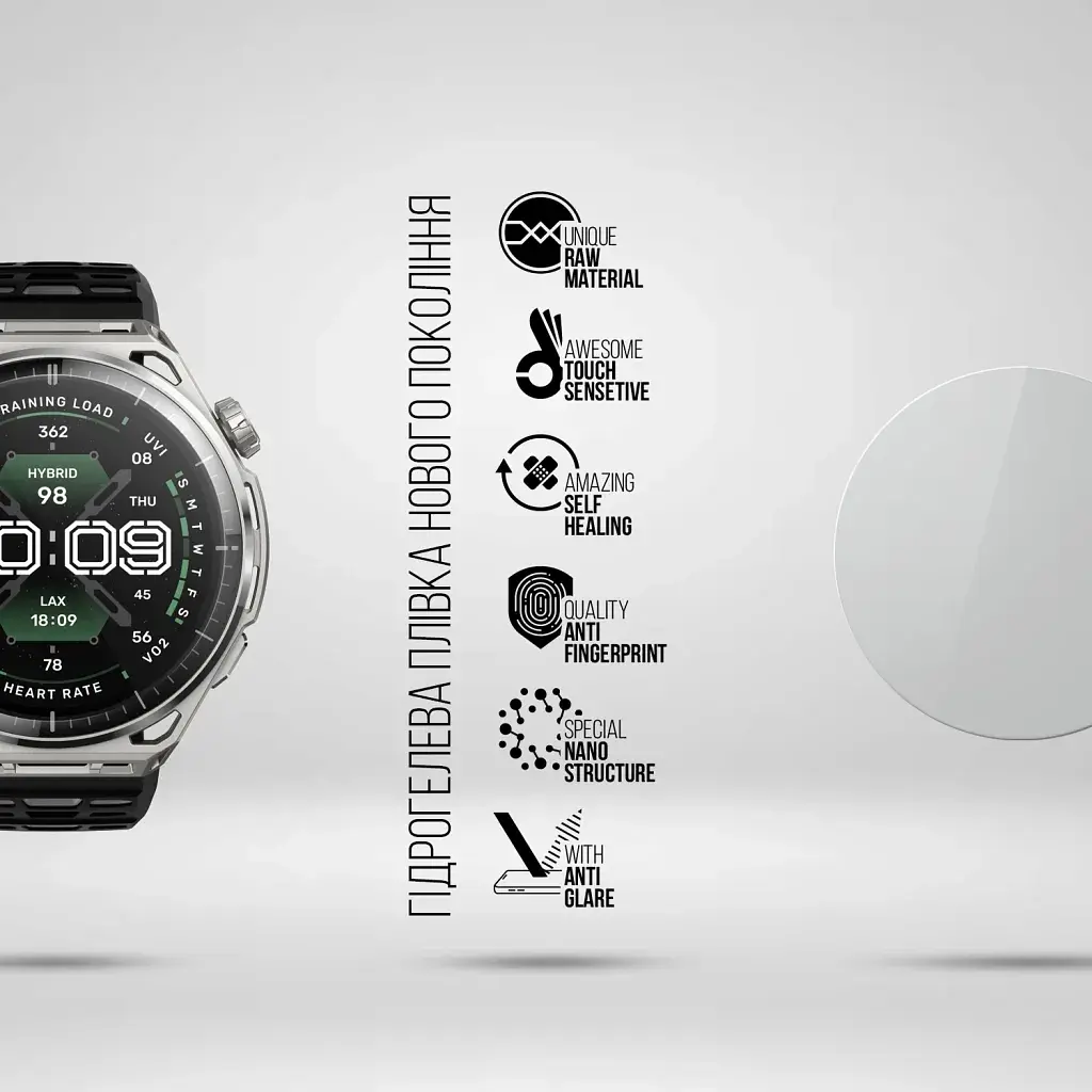 Плівка захисна Armorstandart Matte hydrogel Amazfit Balance 3 6 pcs (ARM93582) - фото 2