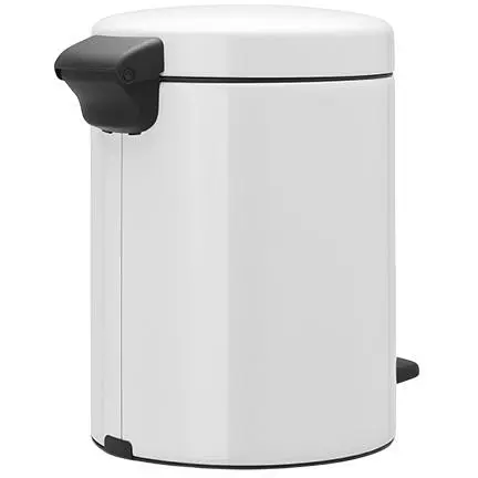 Ведро для мусора Brabantia Pedal Bin белое 5 л (112065) - фото 3
