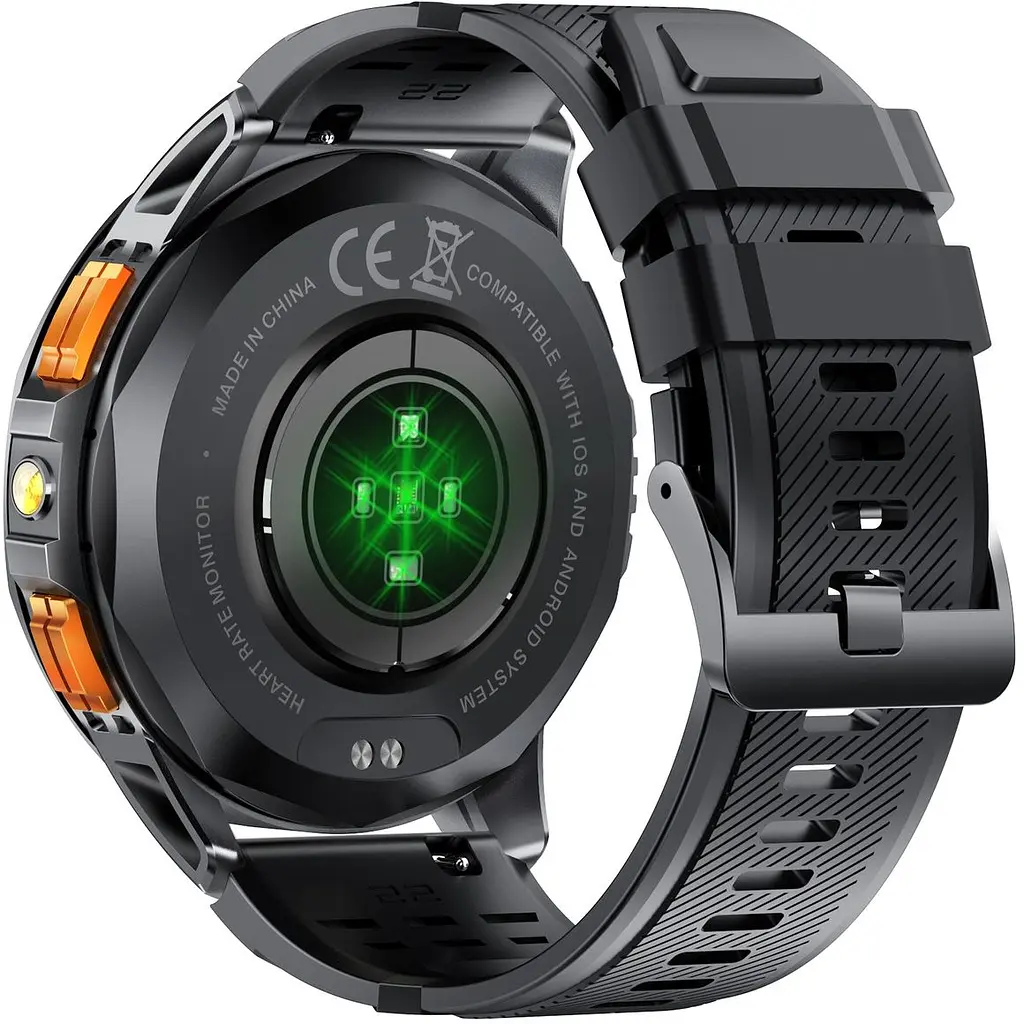 Смарт-годинник Uwatch Smart GPS Max Black 2 ремінці (3337) - фото 5