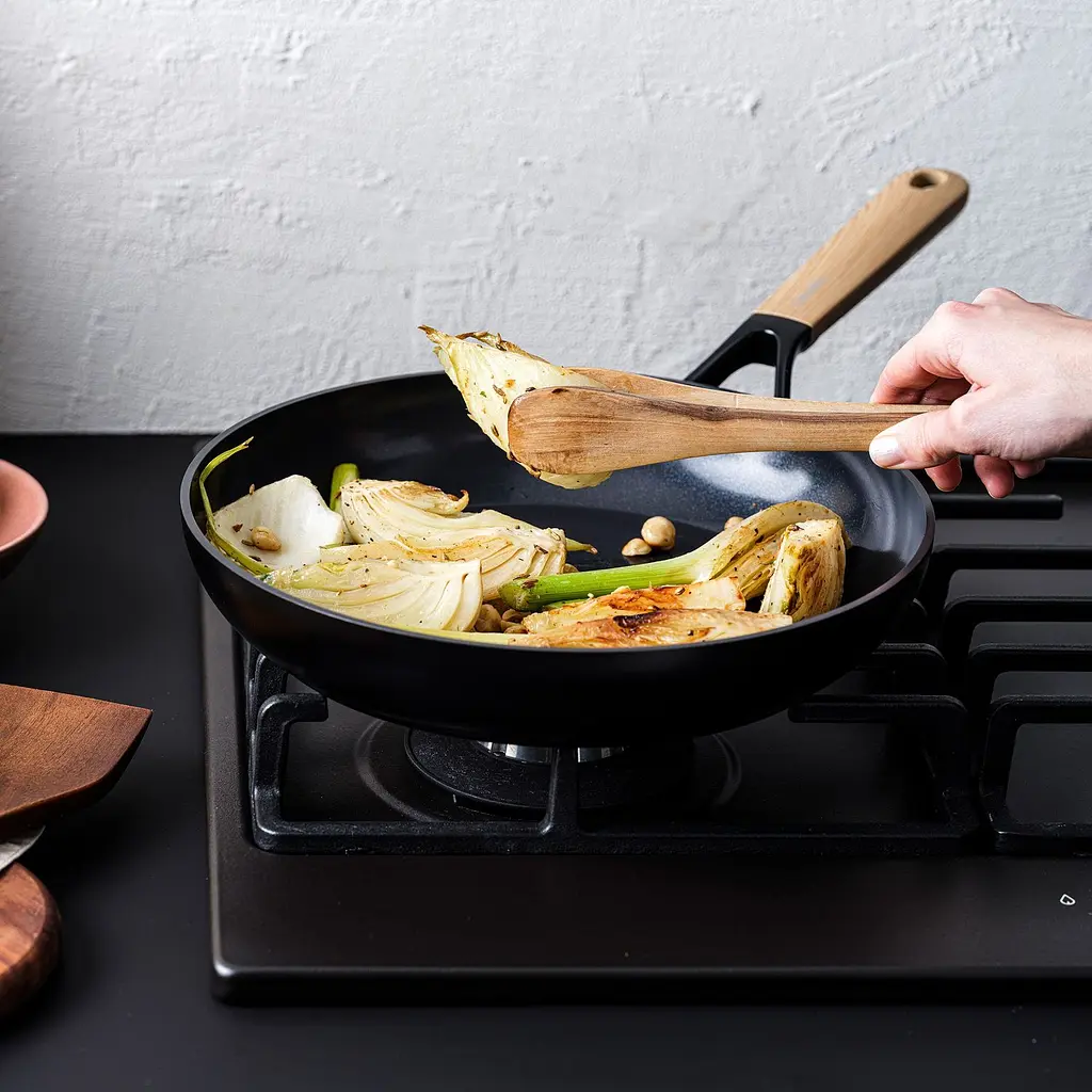 Сковорода-вок GreenPan Eco Smartshape Lightwood 28 см 3.6 л (CC006448-001) - фото 8