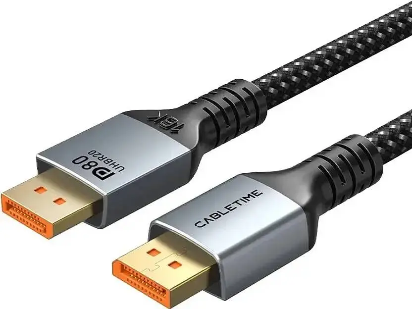 Кабель Cabletime DisplayPort - DisplayPort v2.1 (M/M), 16K, 1 м Black (CD13H) - фото 4