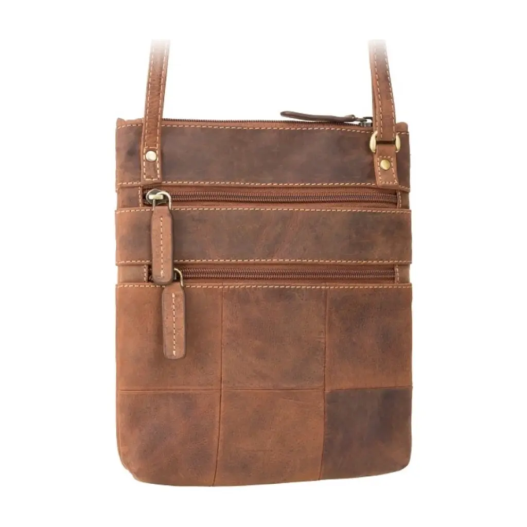 Сумка Visconti 18606 Slim Bag Oil Tan (18606 OIL TAN) - фото 4