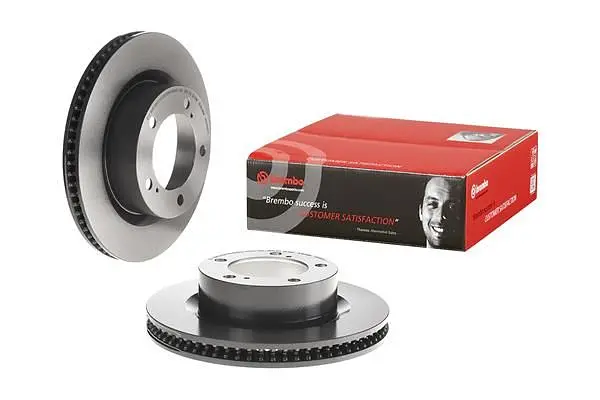 Диск гальмівний передній вентильований Toyota Land Cruiser 200 07-25р Brembo (09.A966.11) - фото 2