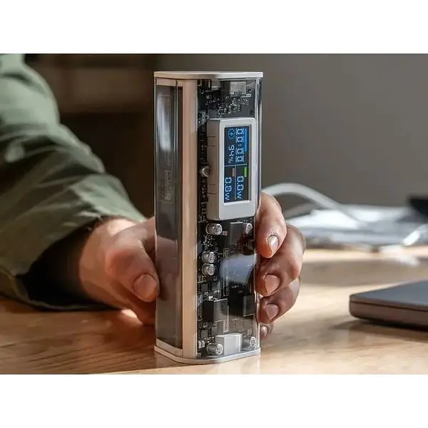 Портативний зарядний пристрій Shargeek Transparent Prism 170 із прозорим дизайном - фото 9