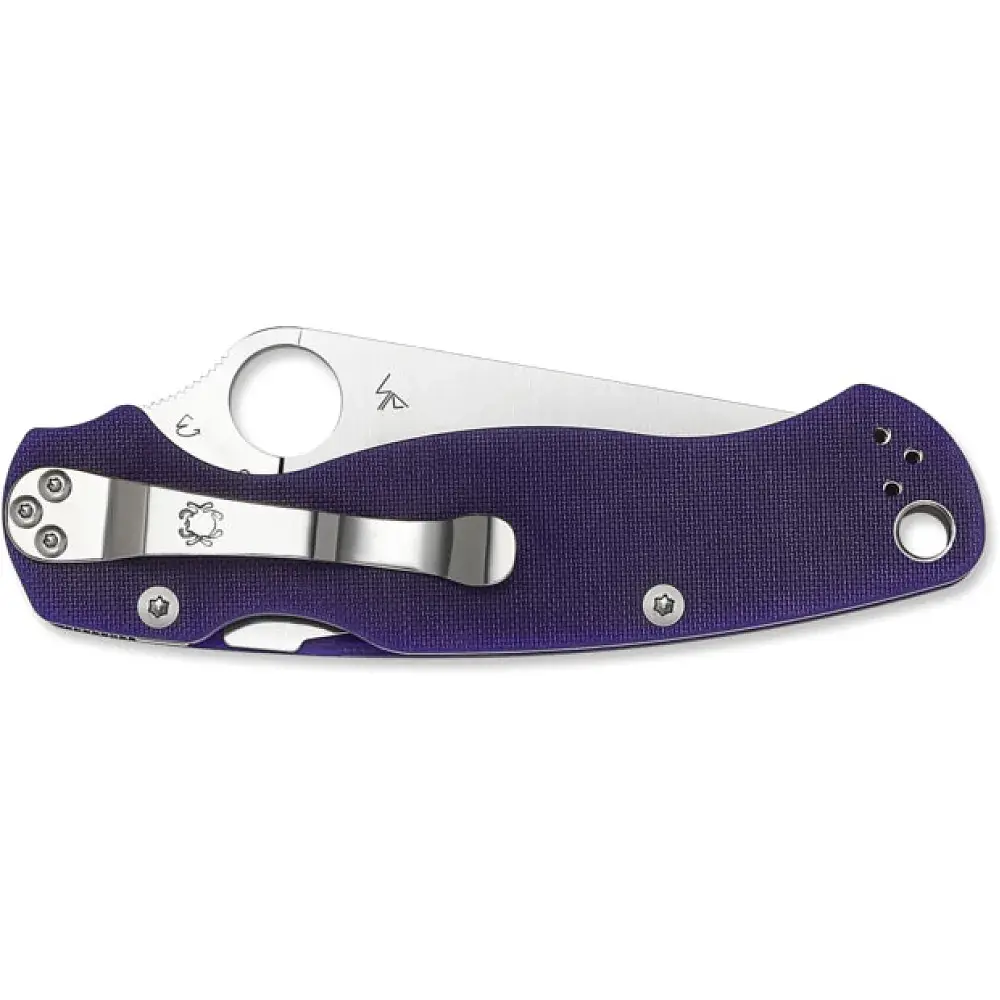 Ніж Spyderco Para-Military2 Dark Blue - фото 2