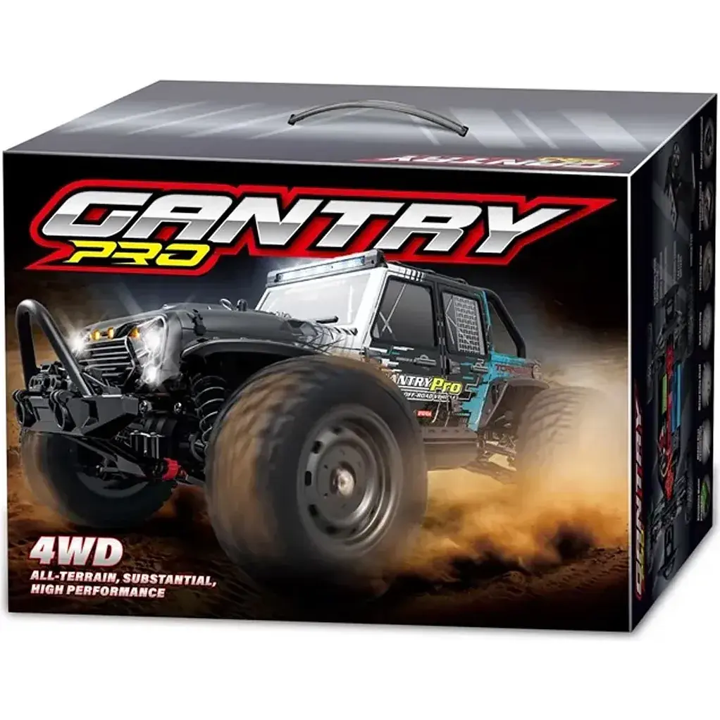 Машинка на радіокеруванні JJRC Q117C High-Speed Jeep Car Black/Red [102371] - фото 4