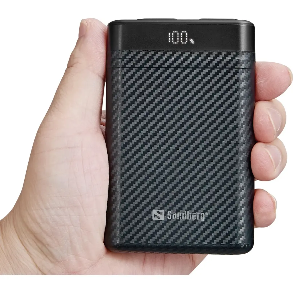 Батарея універсальна Sandberg 10000mAh, 20W, PD, Survivor Nano, IPX8 (421-32) - фото 5
