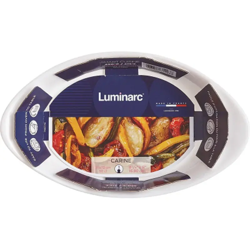 Форма для випікання Luminarc Smart Cuisine Carine овальна 21 х 13 см (P0887) - фото 4