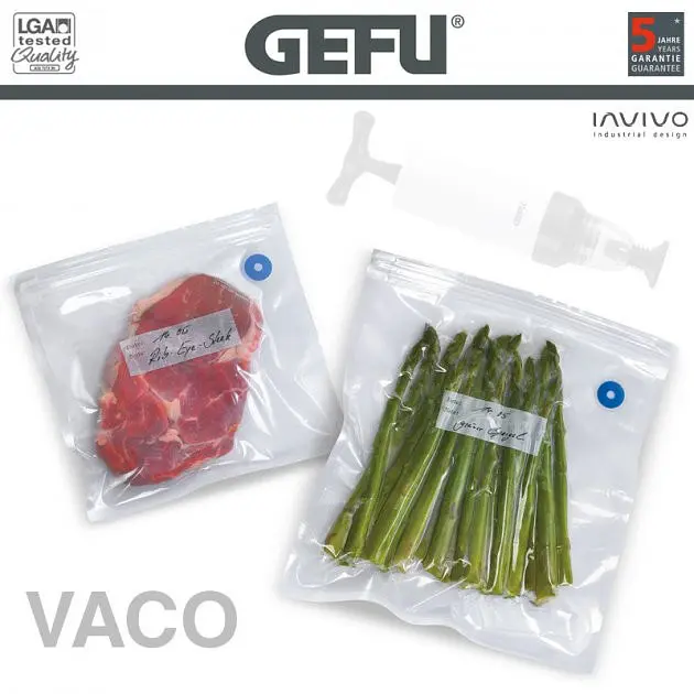 Набір для вакуумізації Gefu VACO (насос, 10 пакетів) 21910 - фото 2