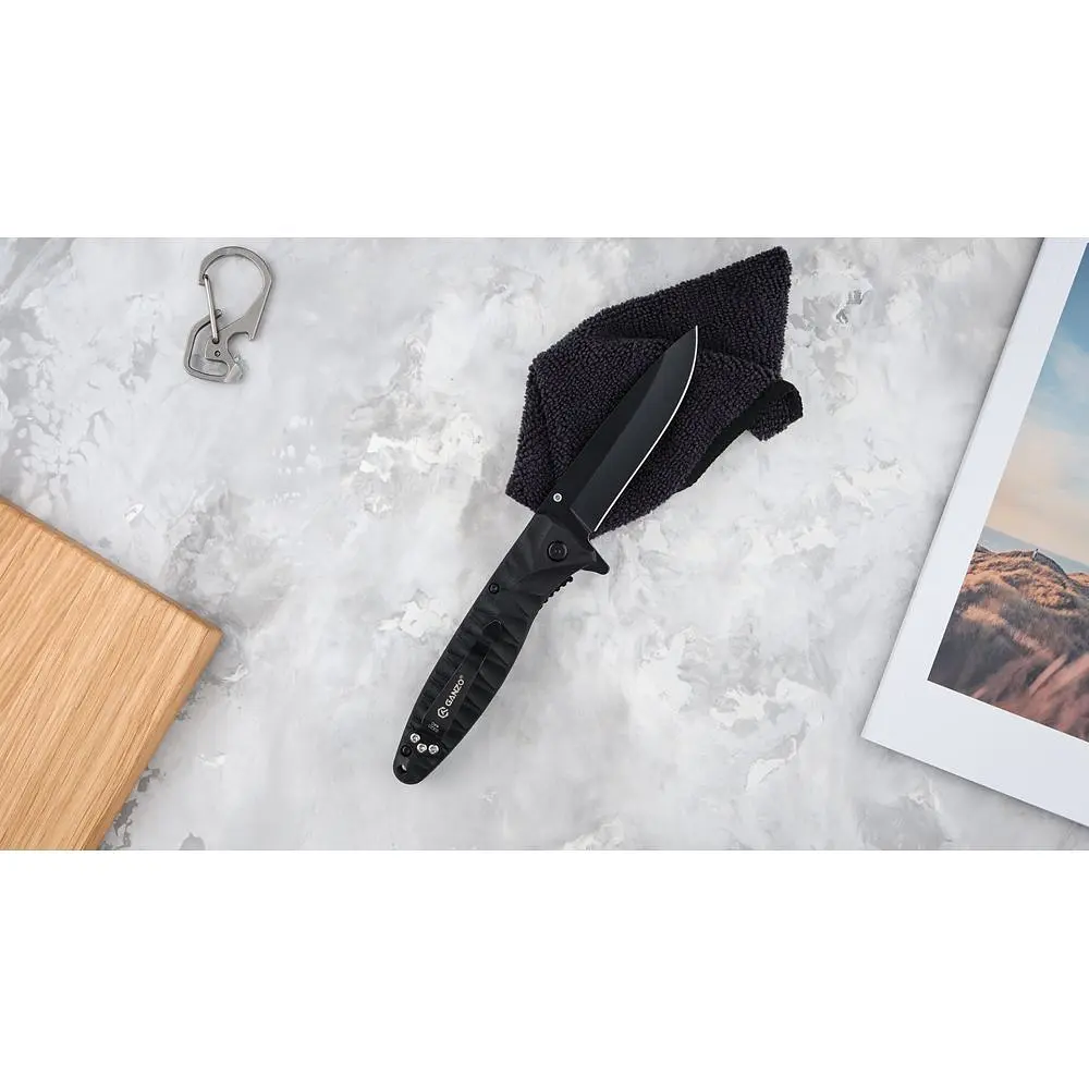 Ніж складаний Ganzo G620b-1 чорний - фото 5