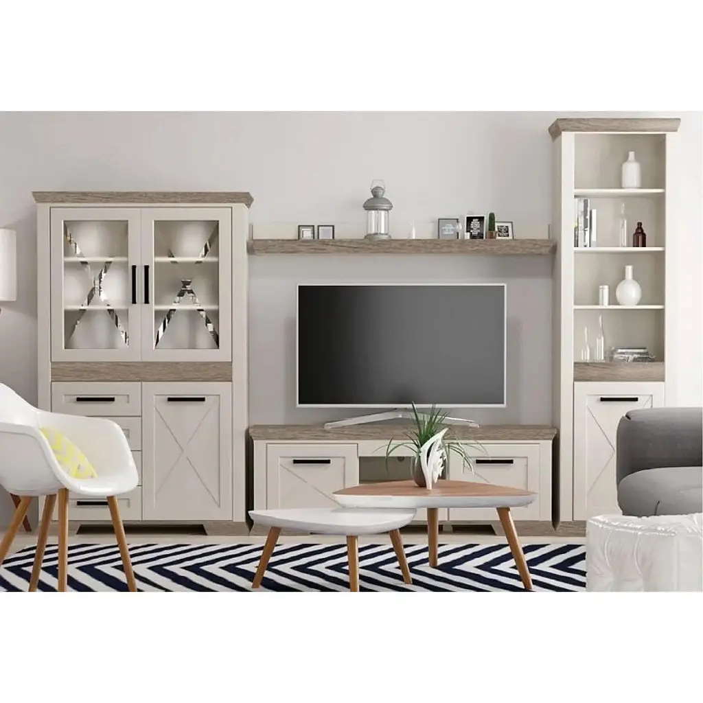 Пенал відкритий Gerbor Марсель REG1D_n Ясен сніжний/Дуб сонома трюфель (GRB-1246) - фото 4