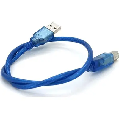 Кабель для принтера USB 2.0 AM/BM 0.5m blue Ritar (YT-AM/BM-0.5TBL) - фото 3