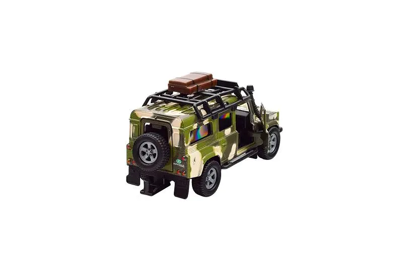 Іграшкова машинка позашляховик Land Rover Defender Мілітарі з причепом та човном 520191.270 TechnoDrive - фото 8