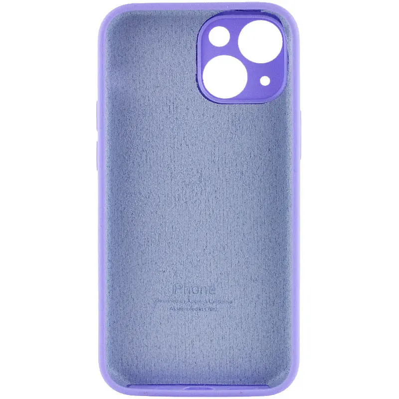 Чохол Silicone Case Full Camera Protective AA Apple iPhone 13 6.1" Бузковий / Dasheen - фото 2