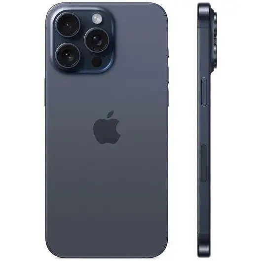 Смартфон Apple iPhone 15 Pro Max 1TB eSIM Blue Titanium (MU6J3) - фото 3