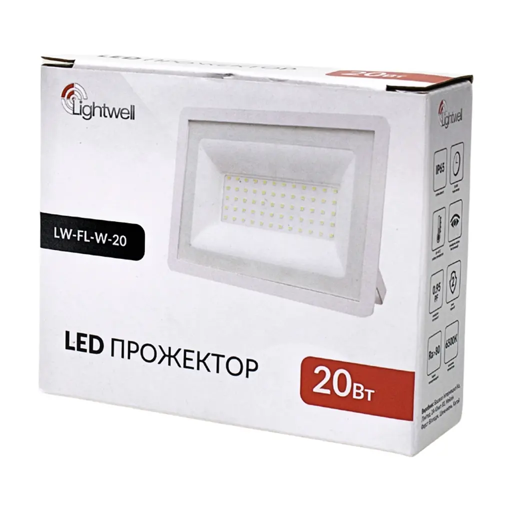Прожектор Lightwell LW-FL-W-20 20 W - фото 3