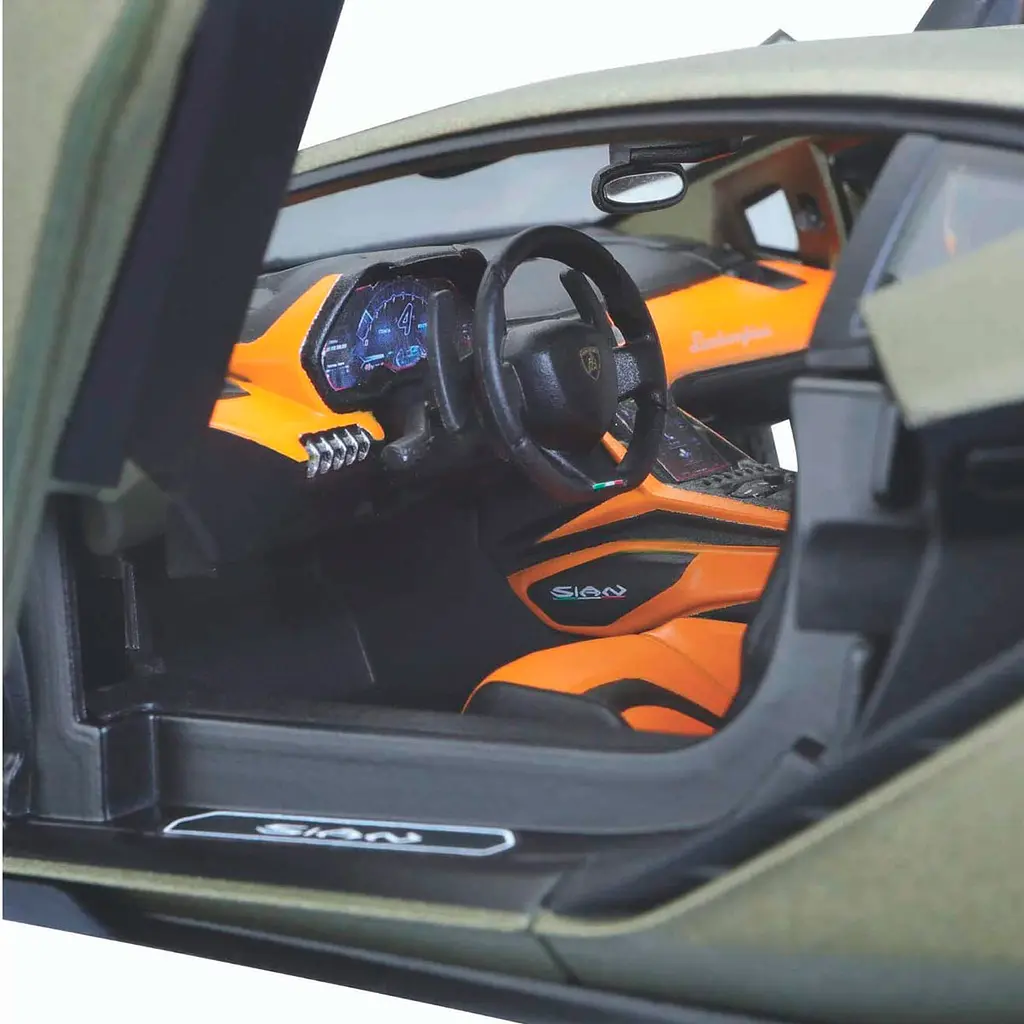 Автомодель Bburago Lamborghini Sian FKP 37 зелений (18-11046G) - фото 9