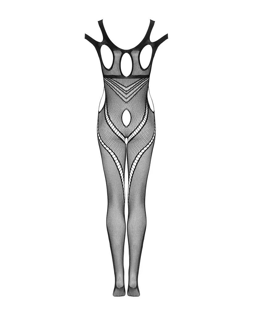 Бодістокінг Obsessive Bodystocking G322 S/M/L, фантасмагорично-силуетний крій - фото 6