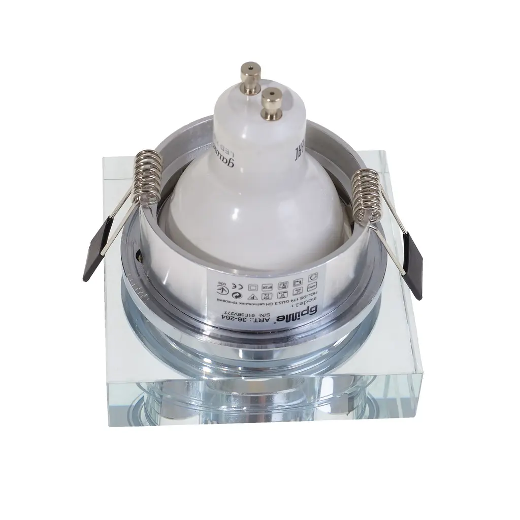 Світильник точковий Brille для ванної HDL-DS 174 GU5.3 CH MR16 36-264 - фото 7