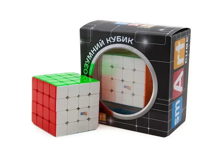 Розумний Кубик 4х4 Магнітний без наліпок кольоровий пластик (Smart Cube 4х4 Magnetic Stickerless) (SC405) - фото 4
